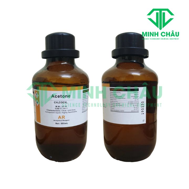 Hóa chất Acetone – CH3COCH3 – 500ml – Xilong – 67-64-1.500 – TQ
