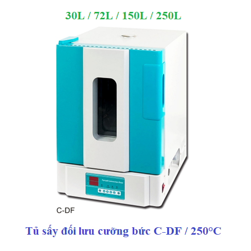 tủ sấy đối lưu cưỡng bức phòng thí nghiệm 250 độ C, C-DF1, C-DF2, C-DF3, C-DFL, Hàn Quốc, 30l, 50L, 72L, 150L, 250L
