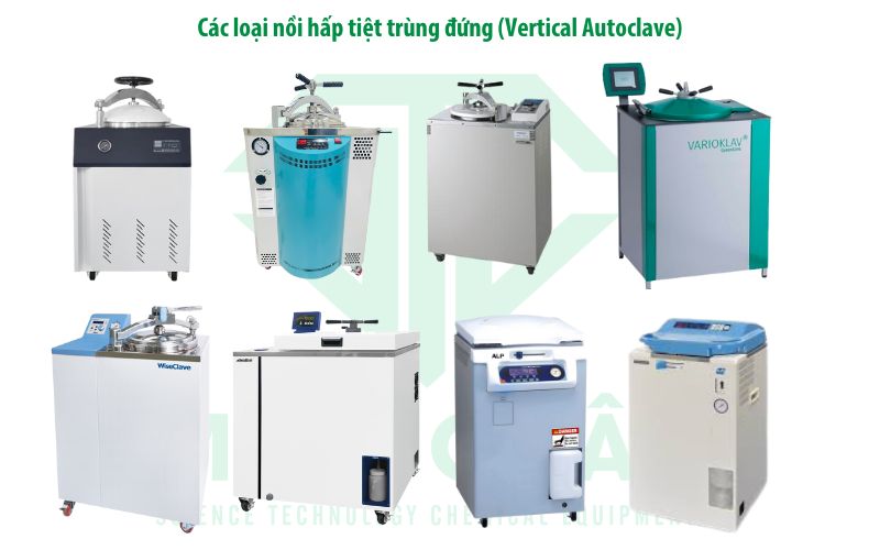 Các loại nồi hấp tiệt trùng đứng