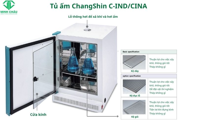 Vật liệu bên trong tủ ấm changshin C-IN